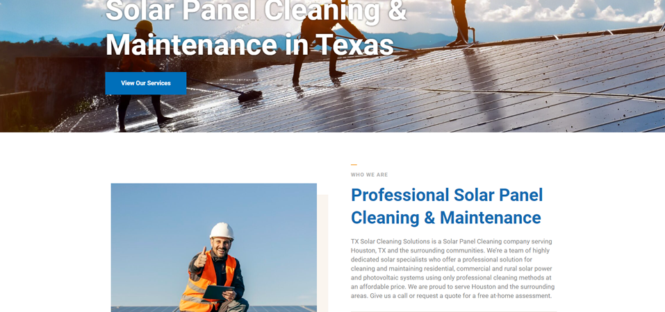 Tx Solar Cleaning Solutions - Houston, TX